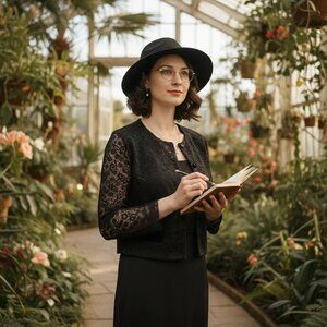 Vintage Lace Bolero Jacket